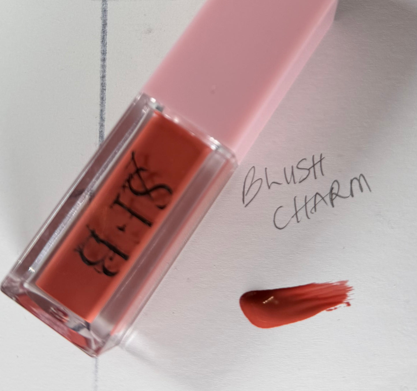 moisturising lip gloss in blush charm