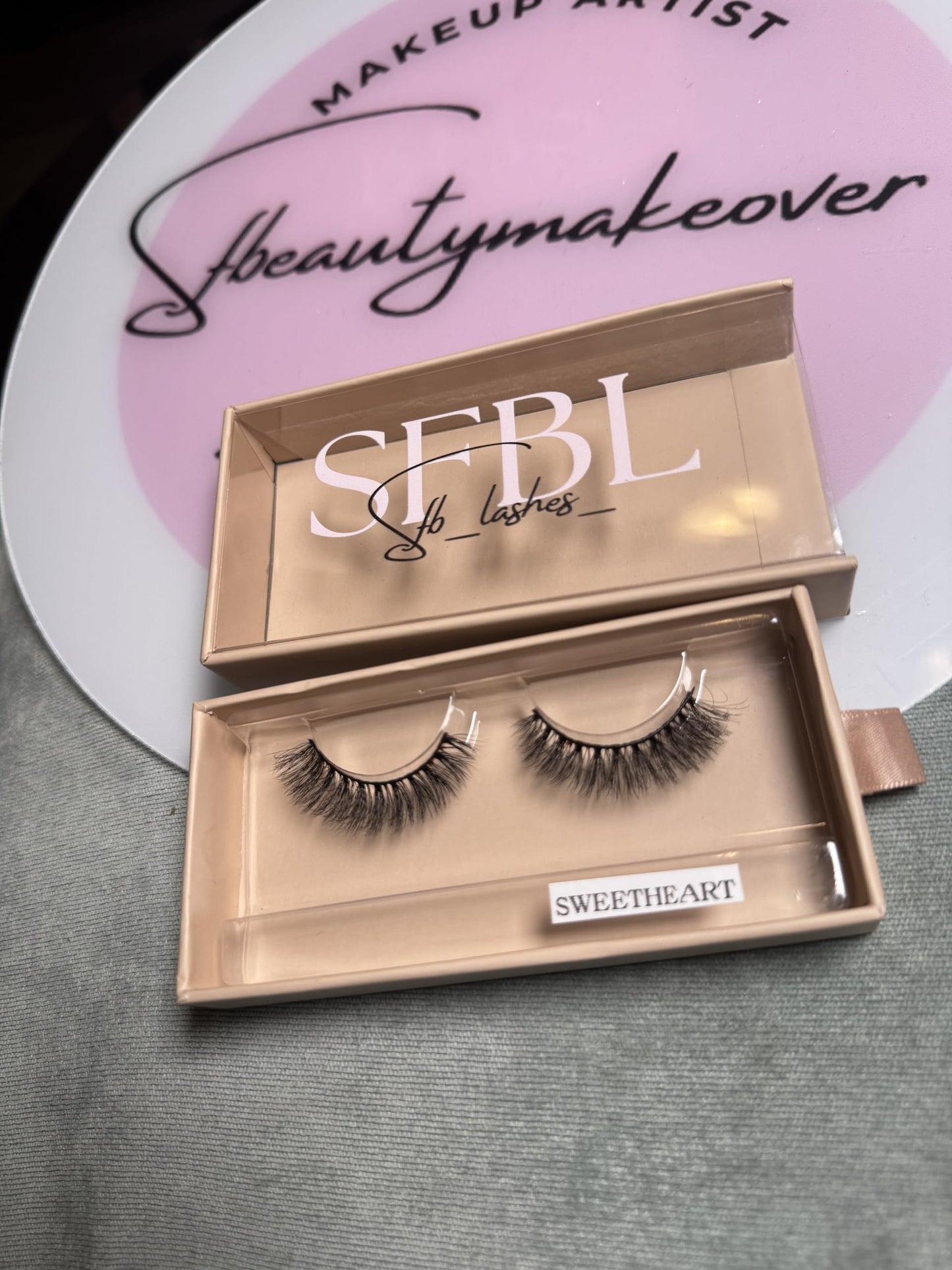 3D Mink False Eyelashes, Natural Look Strip Lashes, Handcrafted Reusable, Black, Lightweight Band, C Curl, 1 Pair